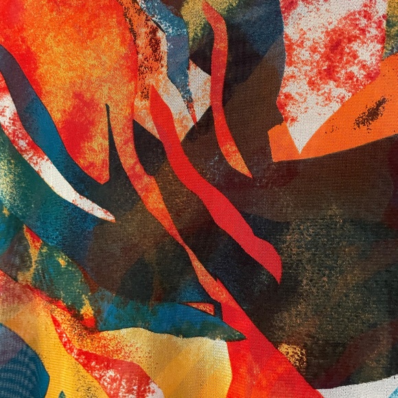 Sheer Patterned Dress - Picture 2 of 5